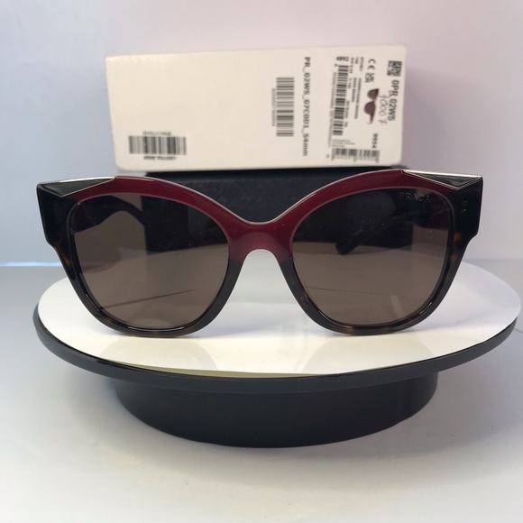 New Authentic Prada Brown Cat Eye Ladies Sunglasses PR 02WS 07C0D1 - Picture 14 of 14